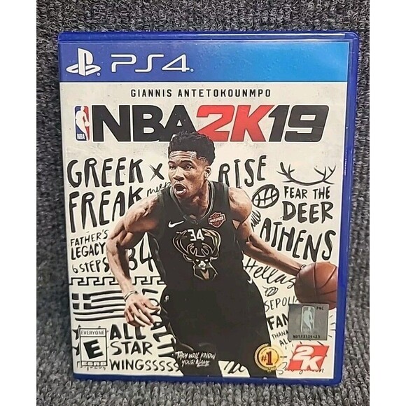 PS4 NBA 2K19 (PlayStation 4, 2018) No Manual Tested - Picture 1 of 4